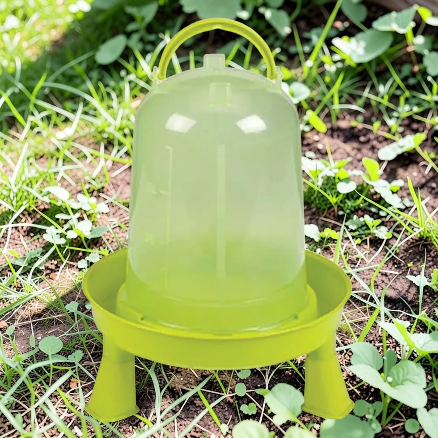 autofeedbird Poultry Drinker Transparent 5L with Legs